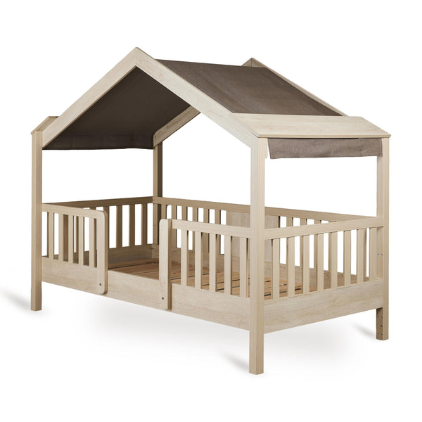 Chalet Montessori Junior Bed Fabric Roof (Chocolate)
