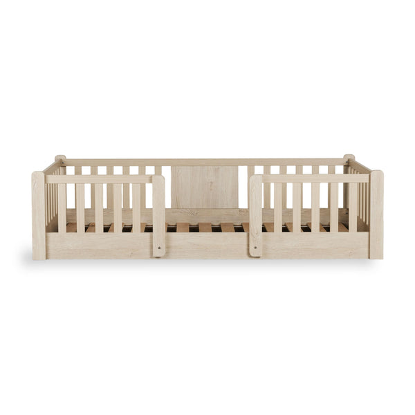 Chalet Montessori Junior Wooden House Bed 200x90cm (Natural Ash)