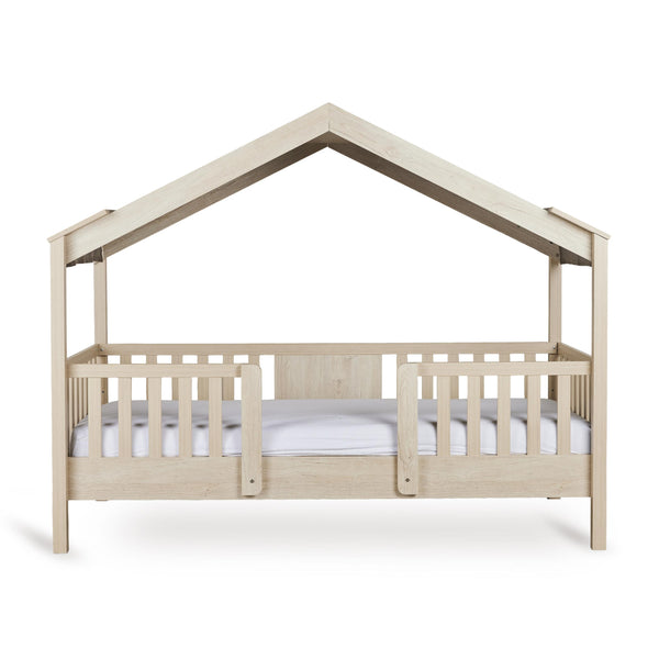 Chalet Montessori Junior Wooden House Bed 200x90cm (Natural Ash)