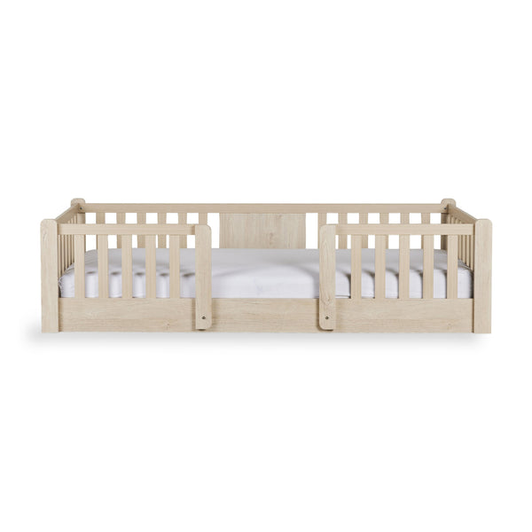 Chalet Montessori Junior Wooden House Bed 200x90cm (Natural Ash)