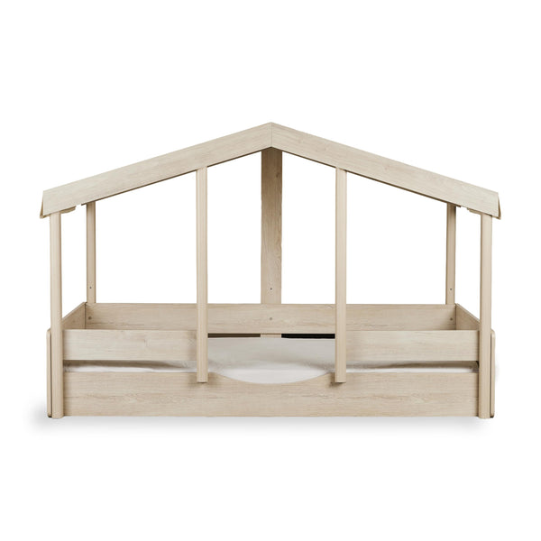 Cottage Montessori Junior Wooden House Bed 200x90cm (Natural Ash)