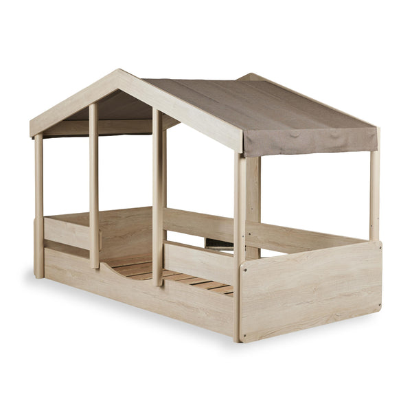 Cottage Montessori Junior Bed Fabric Roof (Chocolate)