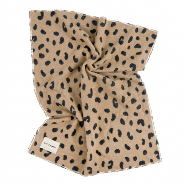 Merino Wool Bini Blanket (Leopard)