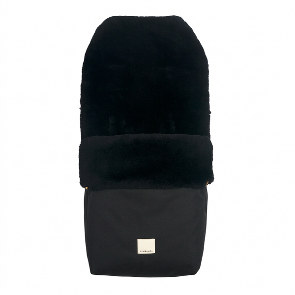 Sheepskin Universal Fixed Harness Buggy Puffmuff (Noir)