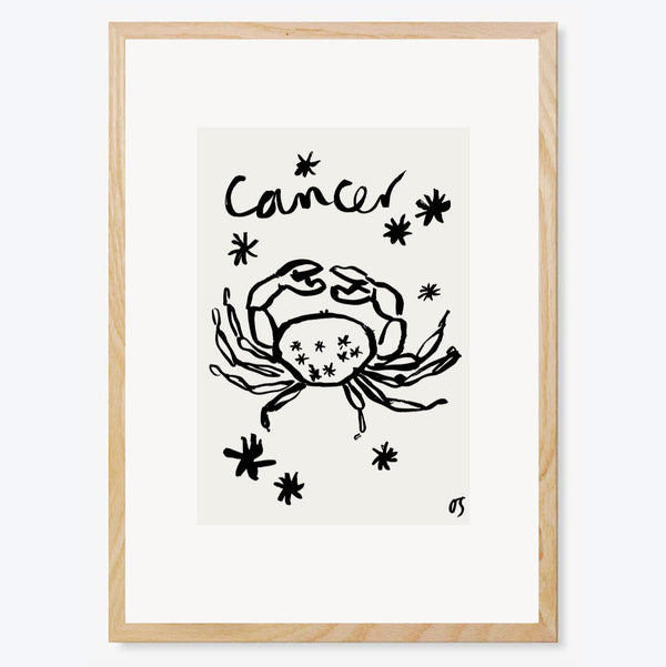 Cancer Star Sign Art Print