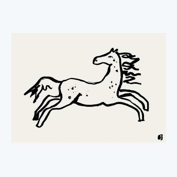 Canter Horse Art Print