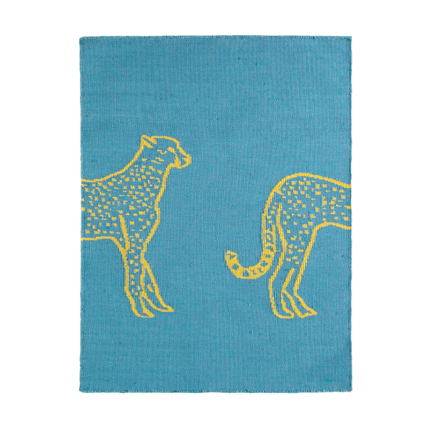 The Cheetah Hand Woven Wall Art