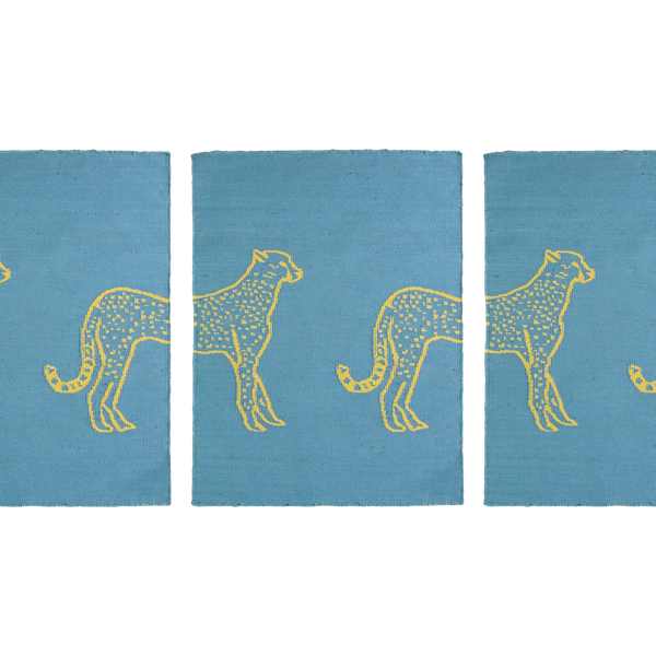 The Cheetah Hand Woven Wall Art
