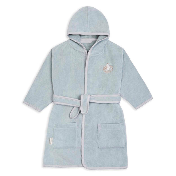 Children's Organic Cotton Towelling Robe (Quail)