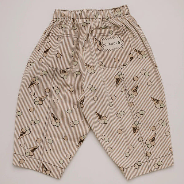 Rex Ice Cream Print Cotton Trouser