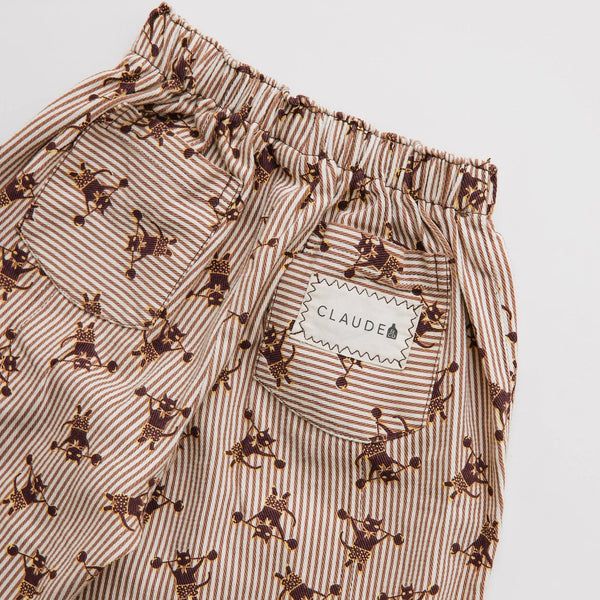 Rex Striped Strong Cat Cotton Trouser