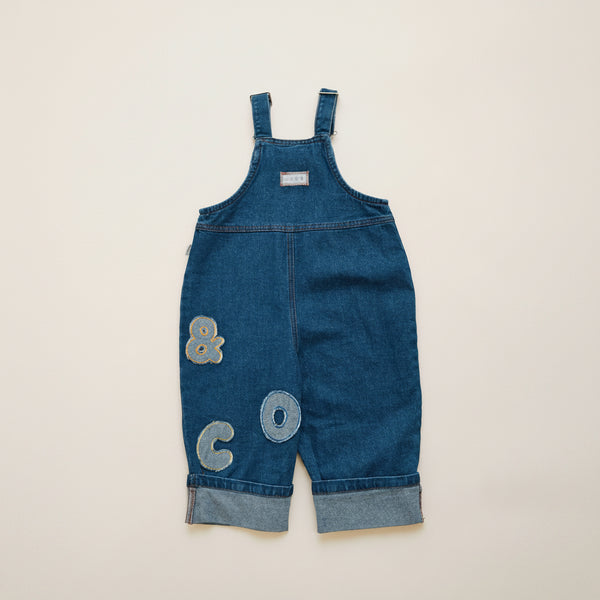 Blythe Claude Patch Cotton Denim Dungaree