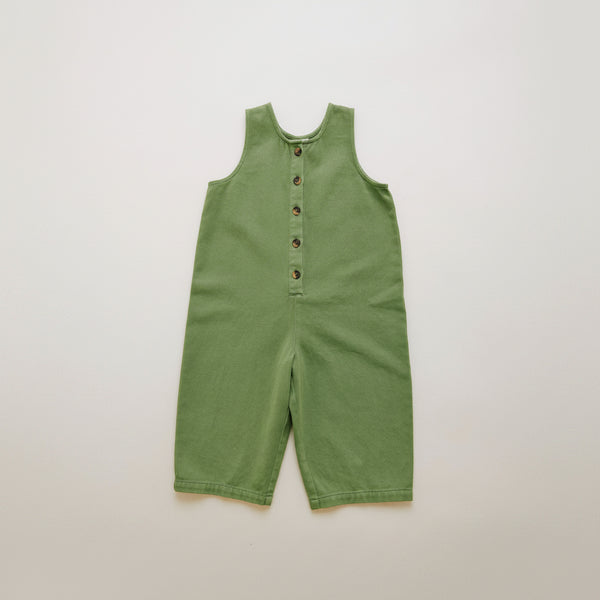 Cali Pickle Sleeveless Button Down Cotton Overall