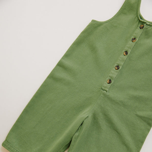 Cali Pickle Sleeveless Button Down Cotton Overall