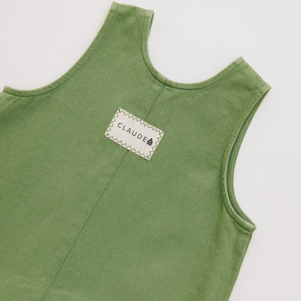 Cali Pickle Sleeveless Button Down Cotton Overall