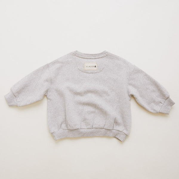 Carner Milking It Grey Cotton Sweatshirt