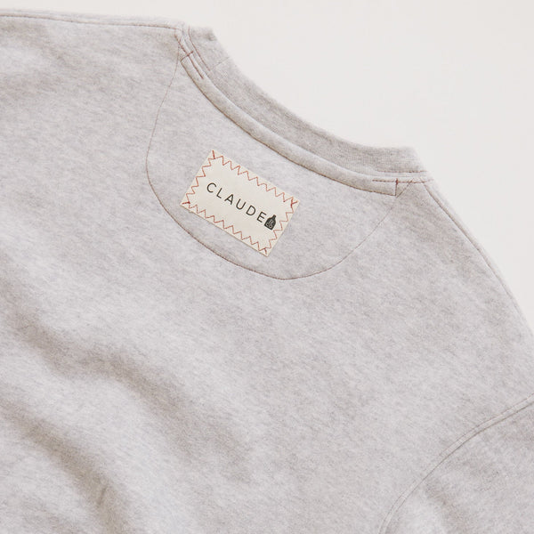 Carner Milking It Grey Cotton Sweatshirt