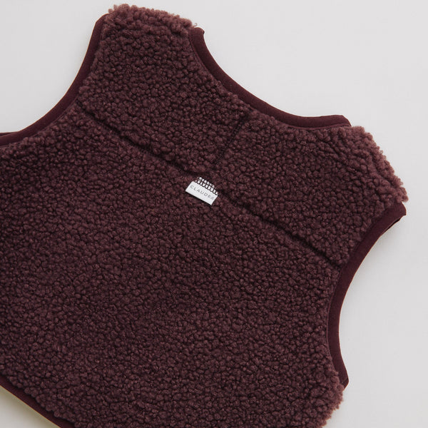 Amos Borg Plum Teddy Gilet