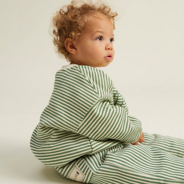 Carner Pine Deer Claude Striped Cotton Sweatshirt