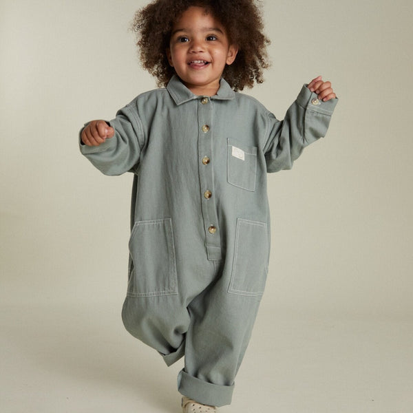 Milking It Western Overalls (Sea Green)