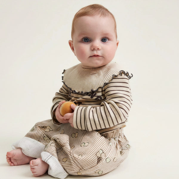 Rex Ice Cream Print Cotton Trouser