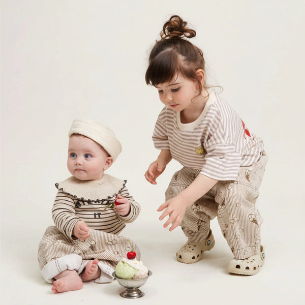 Rex Ice Cream Print Cotton Trouser
