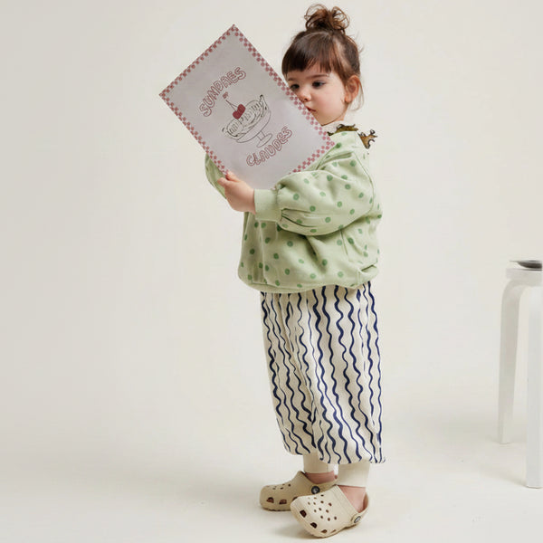 Murphy Ripple Balloon Cuffed Cotton Trouser