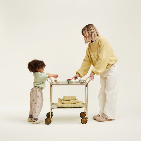 Rex Ice Cream Print Cotton Trouser