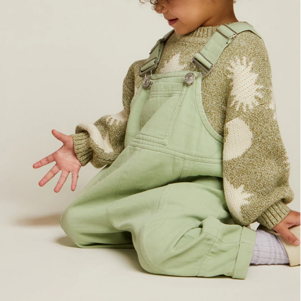 Blythe Cotton Dungarees (Mint)