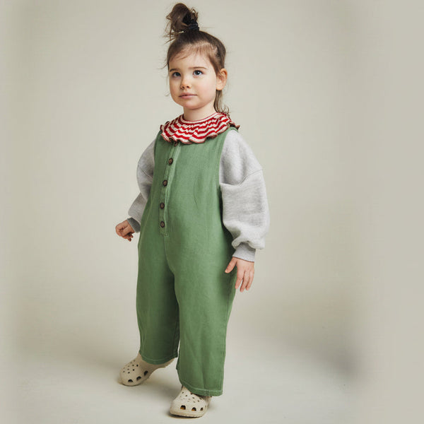 Cali Pickle Sleeveless Button Down Cotton Overall