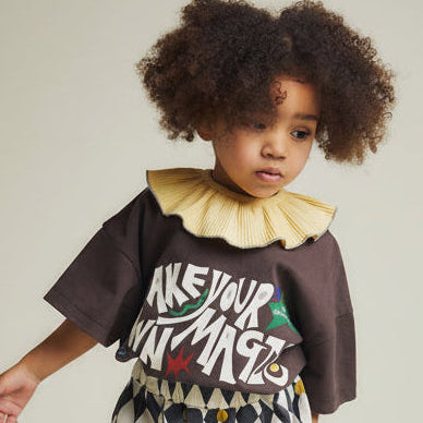 'Whatsup Buttercup' Detachable Frilled Collar Bib