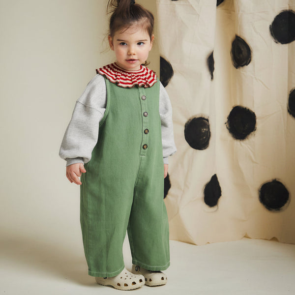 Cali Pickle Sleeveless Button Down Cotton Overall