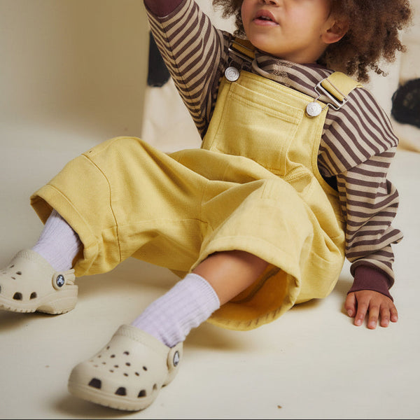 Blythe Honey Washed Cotton Dungarees