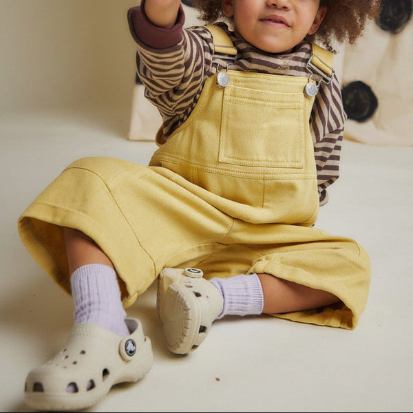 Blythe Honey Washed Cotton Dungarees