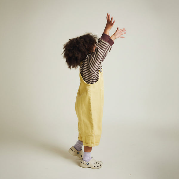 Blythe Honey Washed Cotton Dungarees