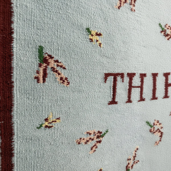 Wild Heather Hand Woven Personalised Wall Art