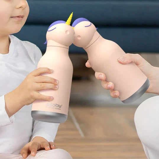 Unicorn Bestie Insulated Screw Top Water Bottle 470ml
