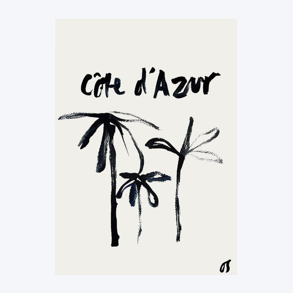 Côte D'Azur Art Print