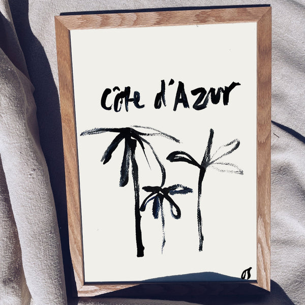 Côte D'Azur Art Print