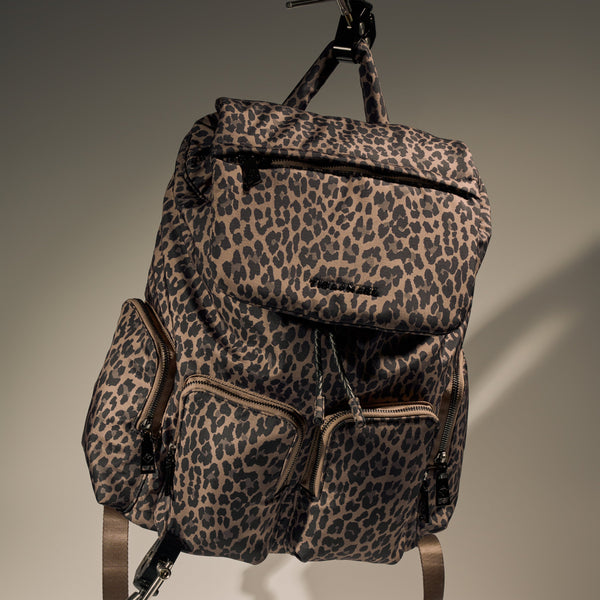 Alto Changing Backpack (Brown Tonal Leopard)