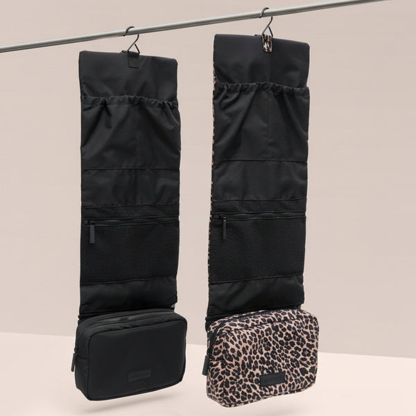 T+M Travel Hanging Changing or Wash Bag Organiser (Black)