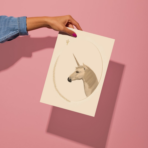I Believe in Unicorns Art Print