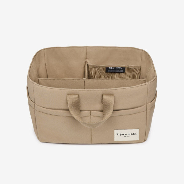 T+M Canvas Organiser Caddy / Pocket Tote Insert (Desert)