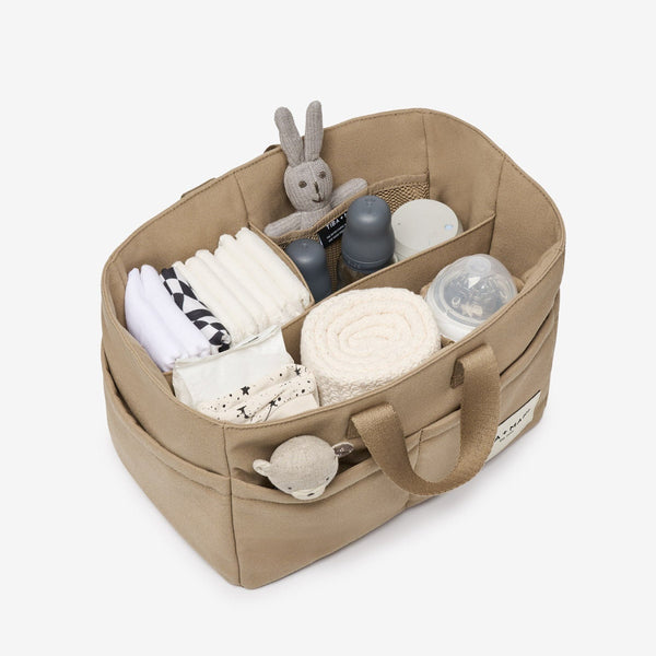 T+M Canvas Organiser Caddy / Pocket Tote Insert (Desert)