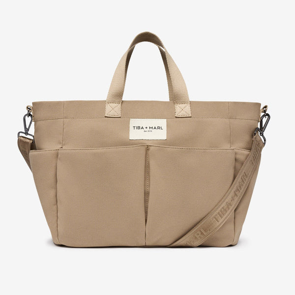 T+M Pocket Changing Bag Tote (Desert)