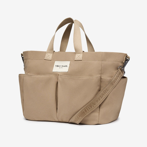 T+M Pocket Changing Bag Tote (Desert)