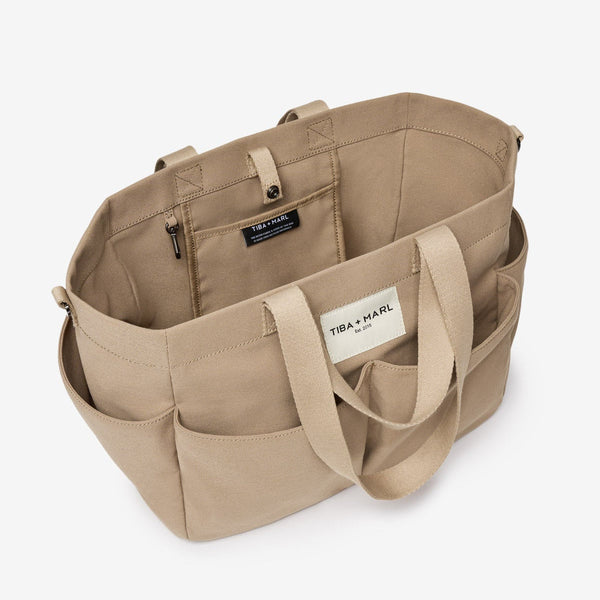 T+M Pocket Changing Bag Tote (Desert)