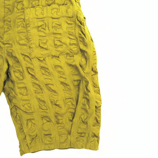 Adult Dorian Giant Seersucker Cotton Jumpsuit (Olive)
