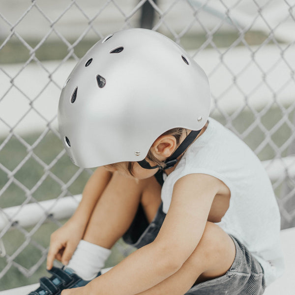 Banwood Classic Bike Helmet (Chrome)