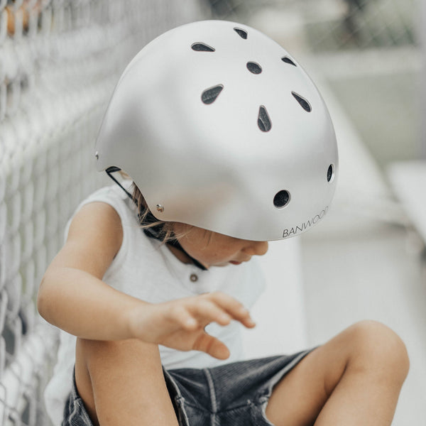 Banwood Classic Bike Helmet (Chrome)